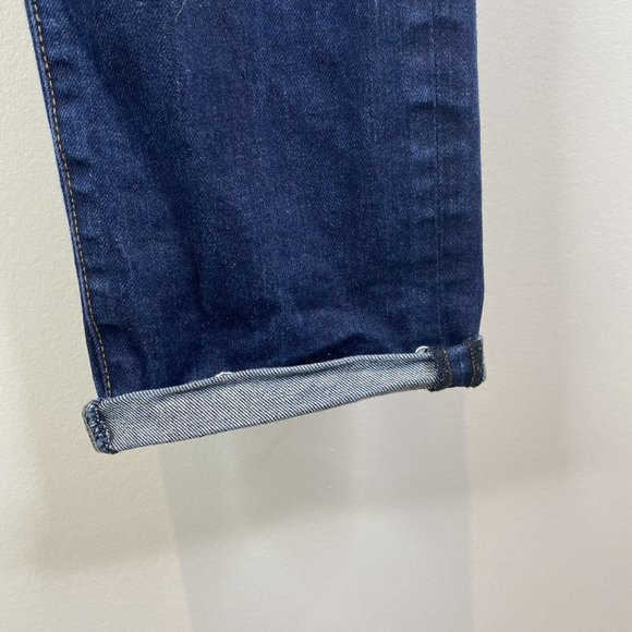 Neuw Ray Tapered Denim Blue Jeans Distressed Destroyed Raw Hem Size 33 x 29 - Picture 4 of 8